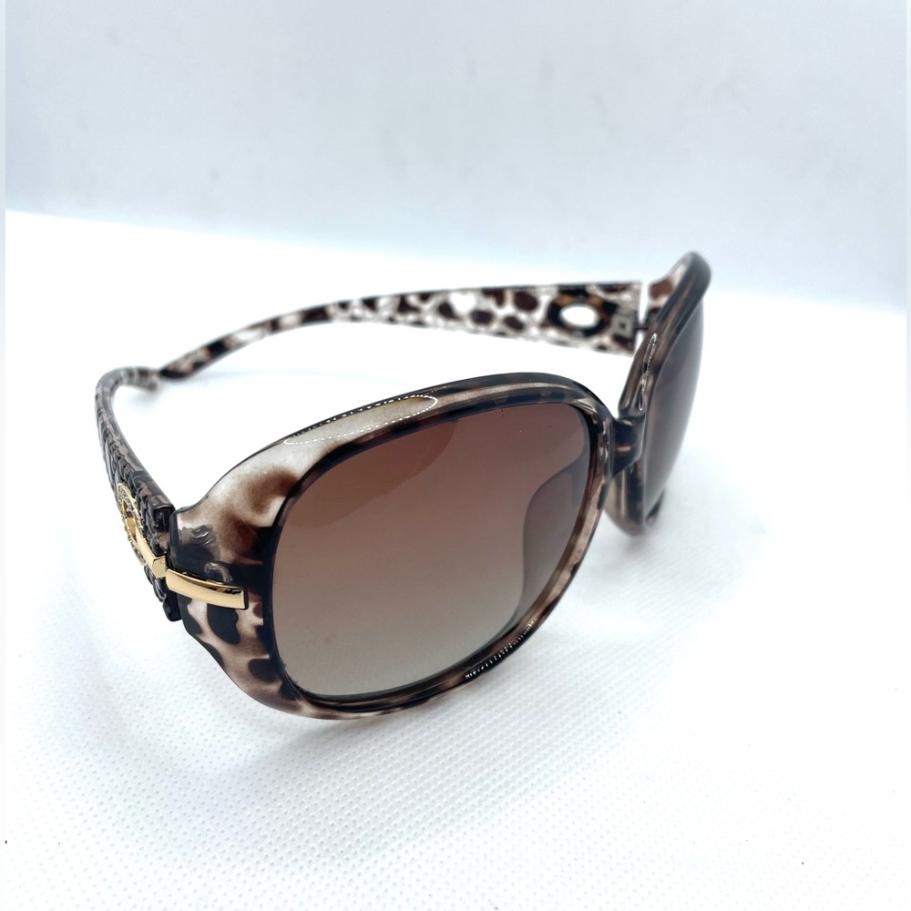 Elegant Women Polarized Sunglasses Designer Leopard Pattern Shades UV400